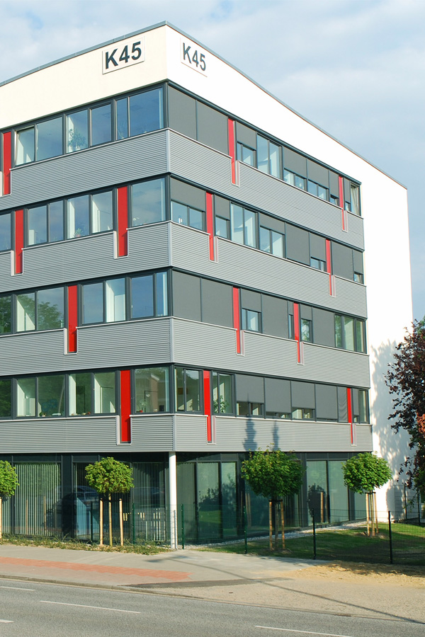 Hochbauprojekt eines Bürogebäudes