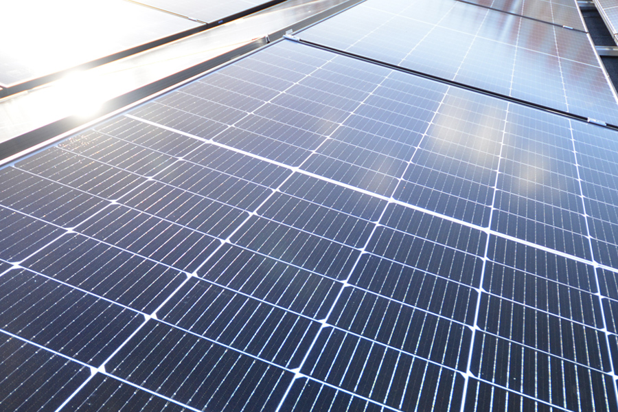 Green Building mit Photovoltaik Anlage
