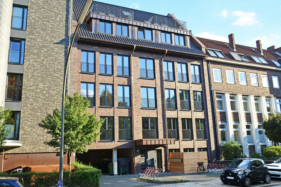 Hamburger Wohnhaus mit Wärmepumpe