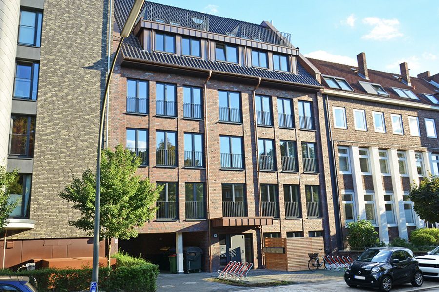 Hamburger Wohnhaus mit Wärmepumpe