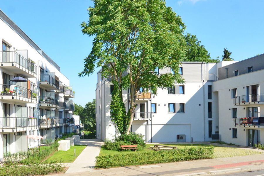 Green Building mit Erdwärmepumpe in Hamburg