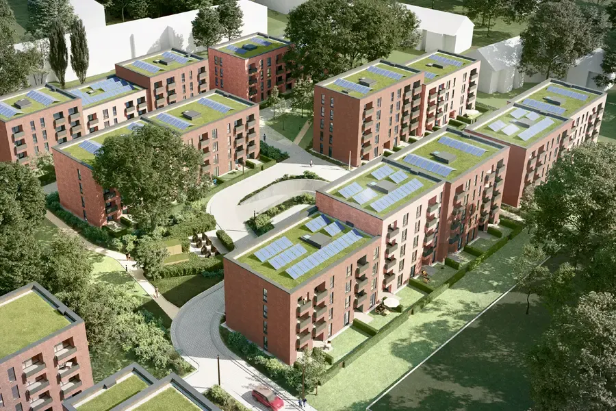 Planung eines Wohnquartiers in Hamburg