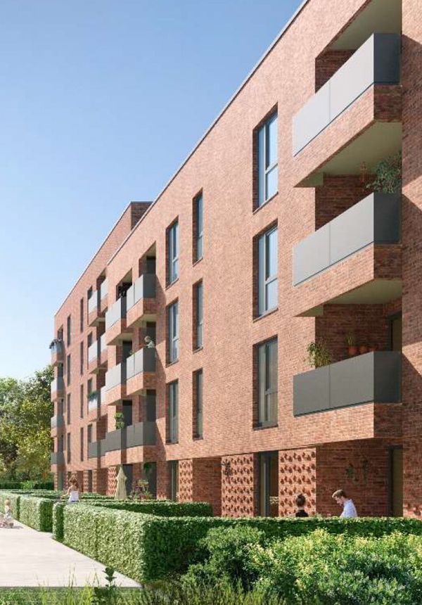 Bauvorhaben eines Wohnquartiers mit Photovoltaik Planung 