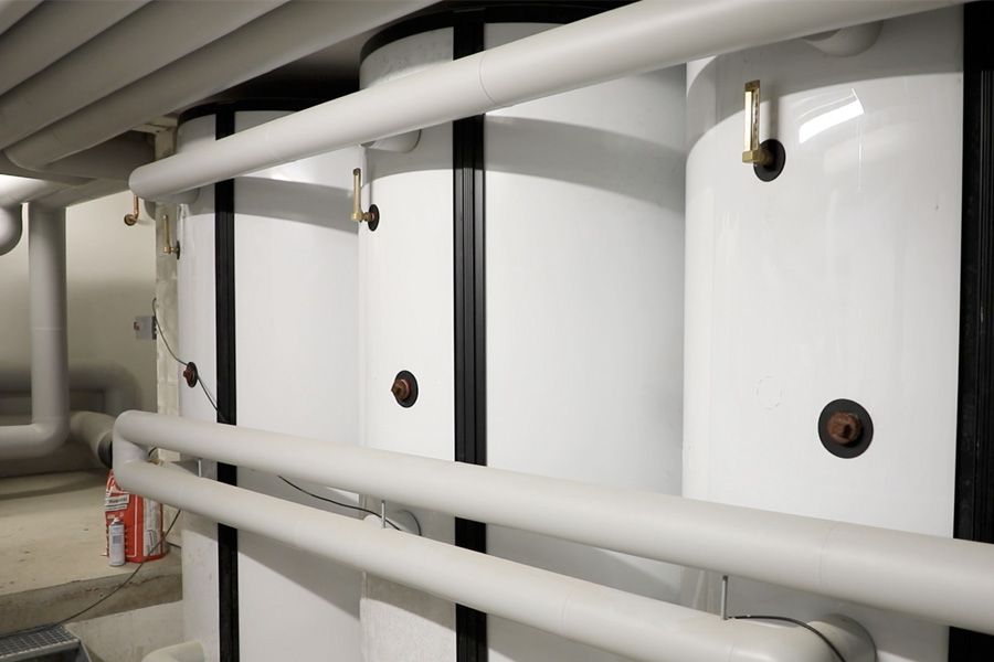 Pufferspeicher einer Solarthermie Anlage